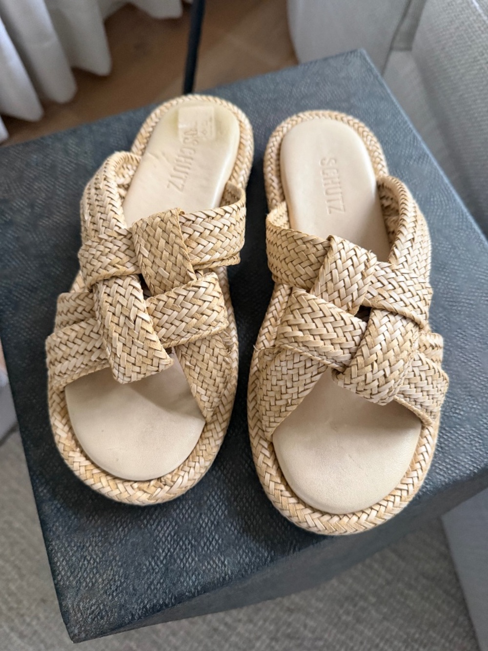 SCHUTZ KALI BEIGE SPORTY SANDAL